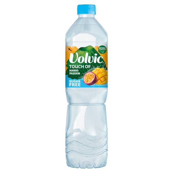 Volvic Touch Of Fruit Sugar Free Mango Passion Natural Flavoured Water 1.5L