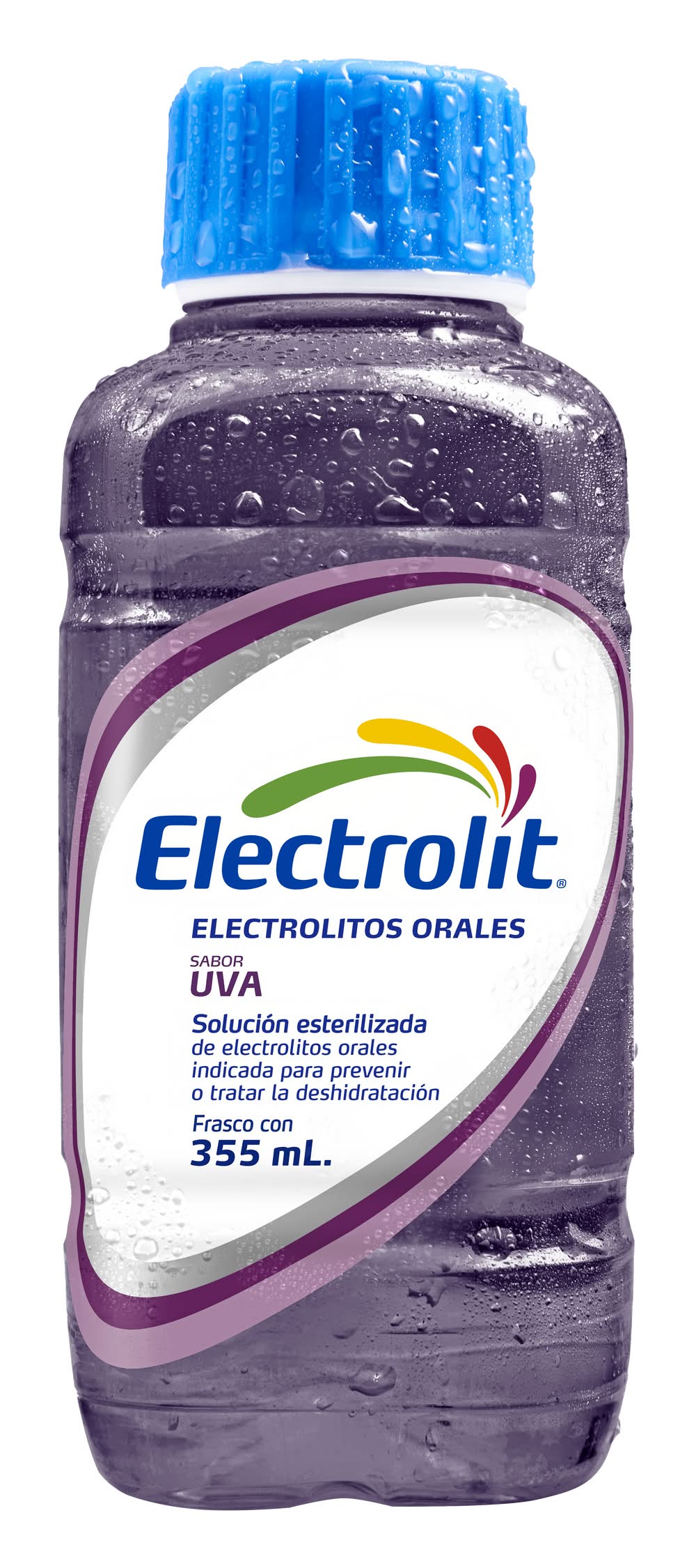 Electrolit · Suero rehidratante, uva (355 ml)