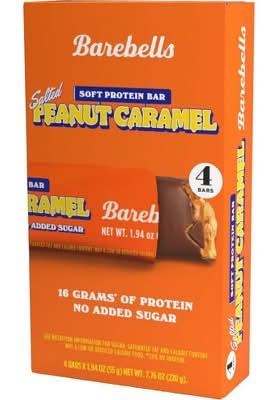 Barebells Soft Protein Bars, Salted Peanut Caramel (1.94 oz, 4 ct)
