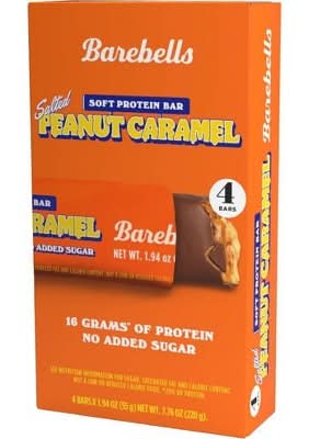 Barebells Soft Protein Bars, Salted Peanut Caramel (1.94 oz, 4 ct)