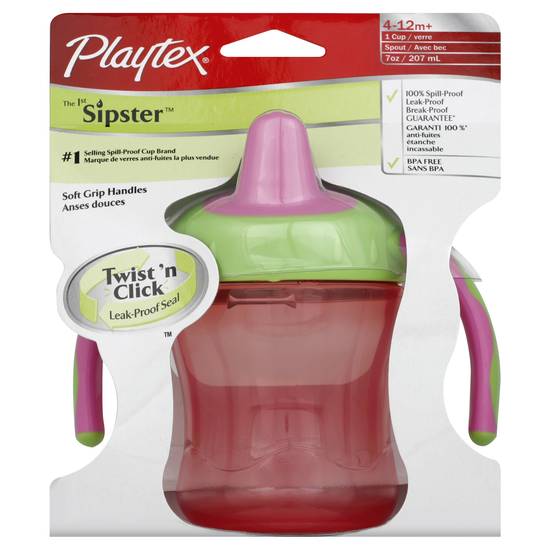 Playtex Sipsters Soft Spout Leak-Proof Bottle 4+ Months (1 cup)