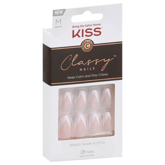 Kiss Classy Medium Nails (28 ct)
