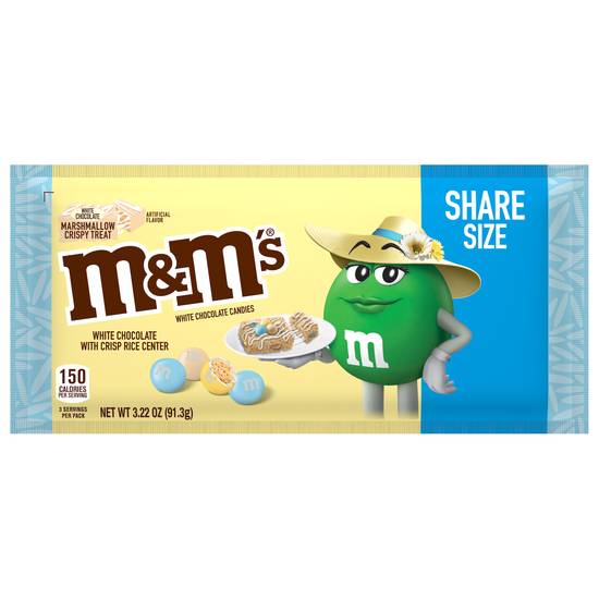 M&M's White Chocolate Marshmallow Crispy Treat Easter Candy