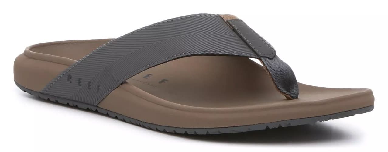Reef Raglan Flip Flop (Grey/Taupe Medium - 13)