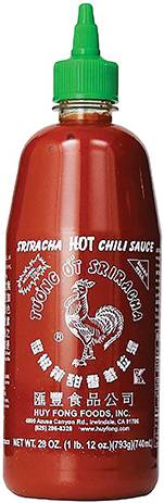 Huy Fong - Sriracha Hot Chili Sauce - 28 oz Bottle, 12 ct (12 Units per Case)