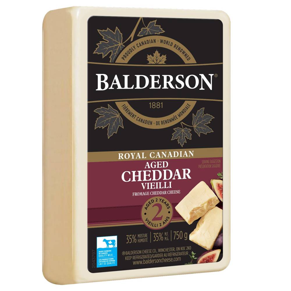 Balderson - Fromage Cheddar Vielli 2 Ans, 750 G