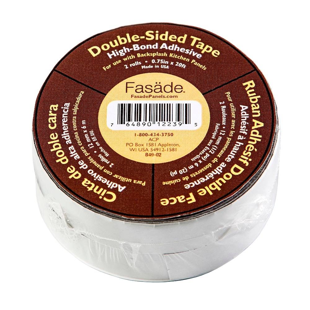 Fasade 2-Pack 0.75-in x 20-ft Double-Sided Tape | B49-02