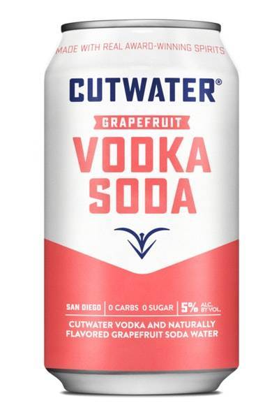 Cutwater Spirits Grapefruit Vodka Soda (12 fl oz)