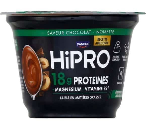 Hipro - Crème dessert protéinée, chocolat noisette (180g)