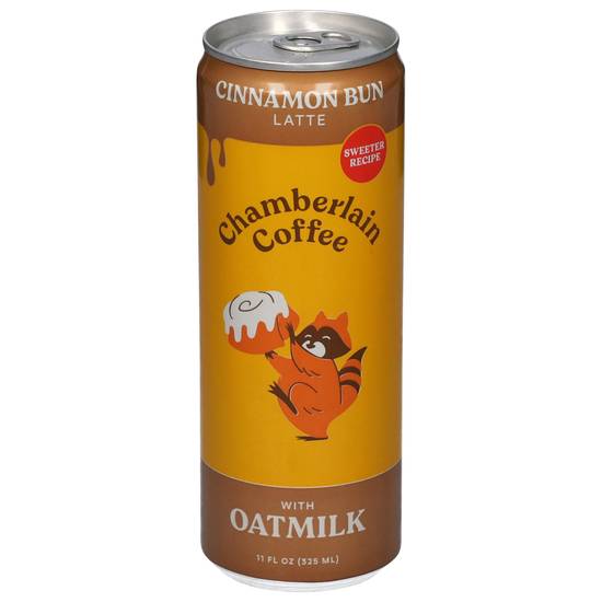 Chamberlain Coffee Coffee With Oatmilk (11 fl oz) (cinnamon bun latte)