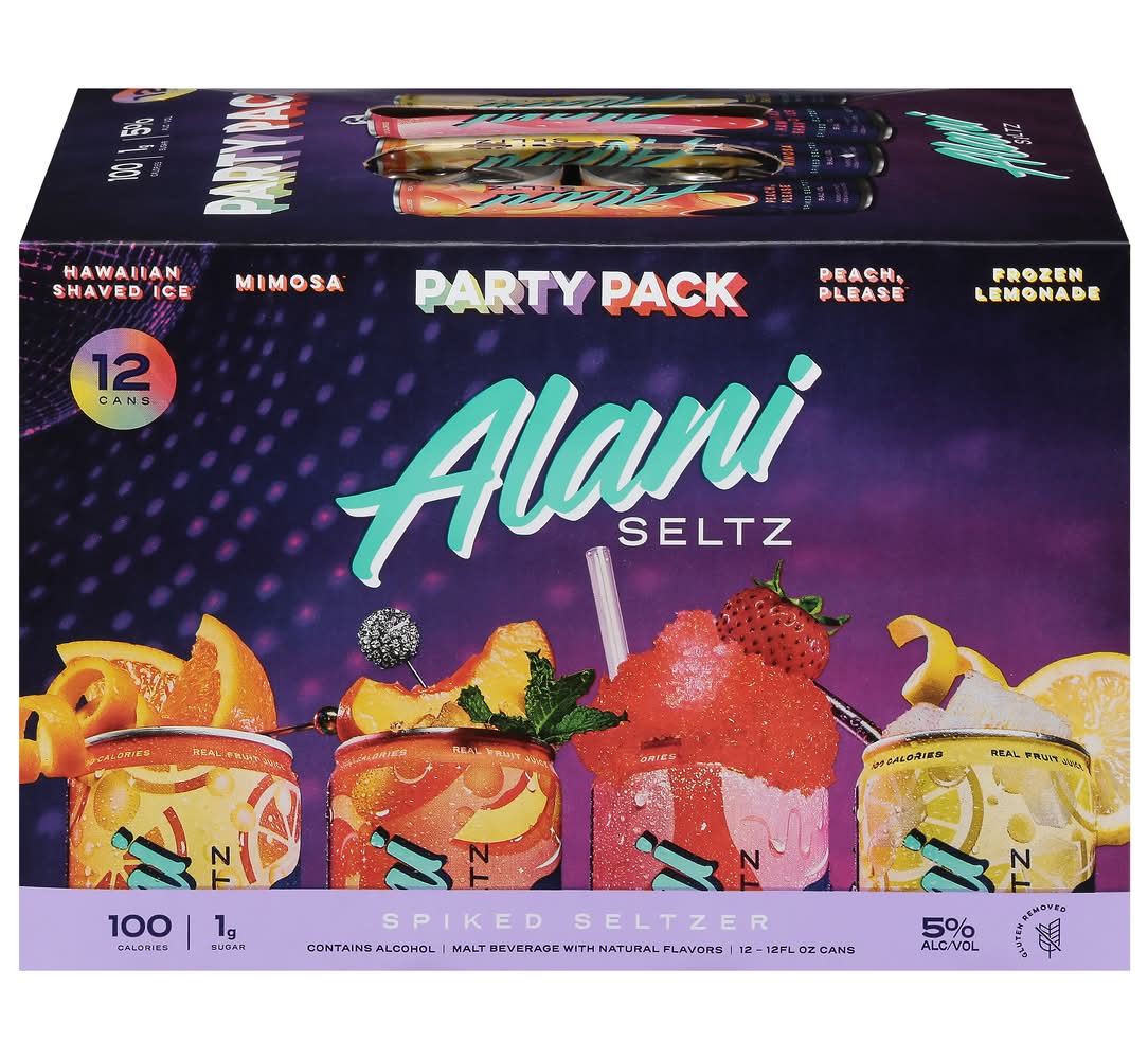 Alani Nu Hard Seltzer Variety pack Beer (12 x 12 fl oz) | Postmates