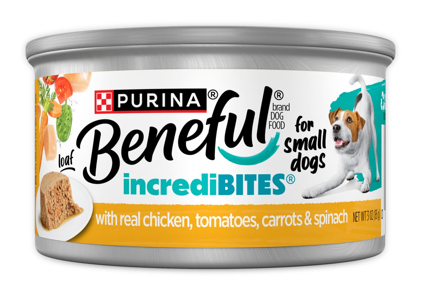 Beneful Chicken, Tomatoes and Spinach Incredibites Pate (3 oz)