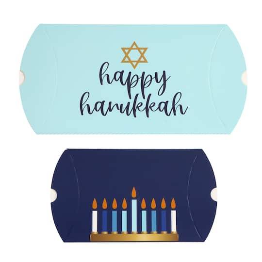 Happy Hanukkah & Candles Pillow Box Set By Ashland