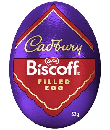 Cadbury Biscoff Filled Chocolate Egg (32g)