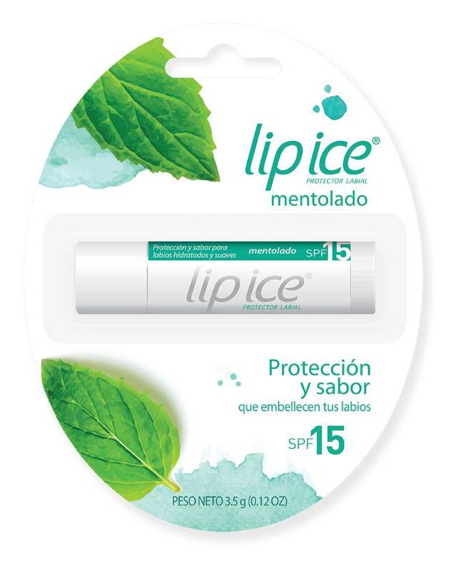Lip Ice · Protector labial mentolado spf15 (3,5 g)