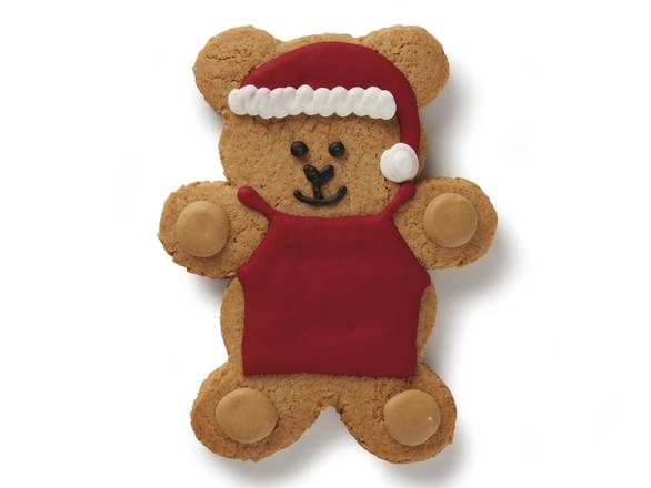 Santa Bearista Gingerbread Cookie