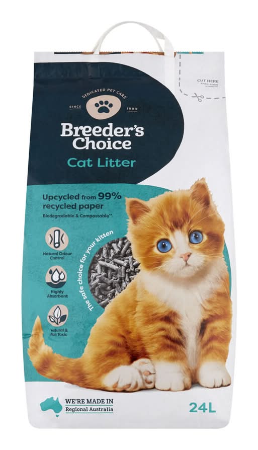 Breeder’s Choice Cat Litter Food (24L)