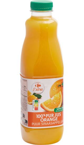 Carrefour Extra - Pur jus sans pulpe (1 L) (orange)