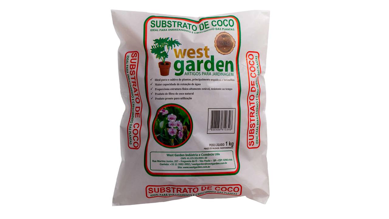 West garden substrato para orquídea (500g)