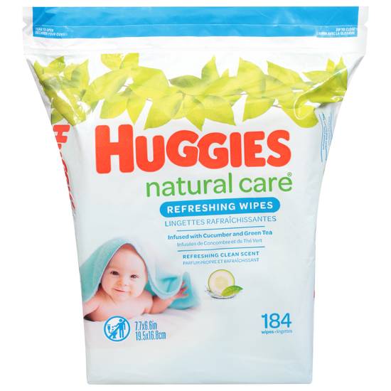 Huggies Natural Care Refreshing Baby Wipes (184 ct)