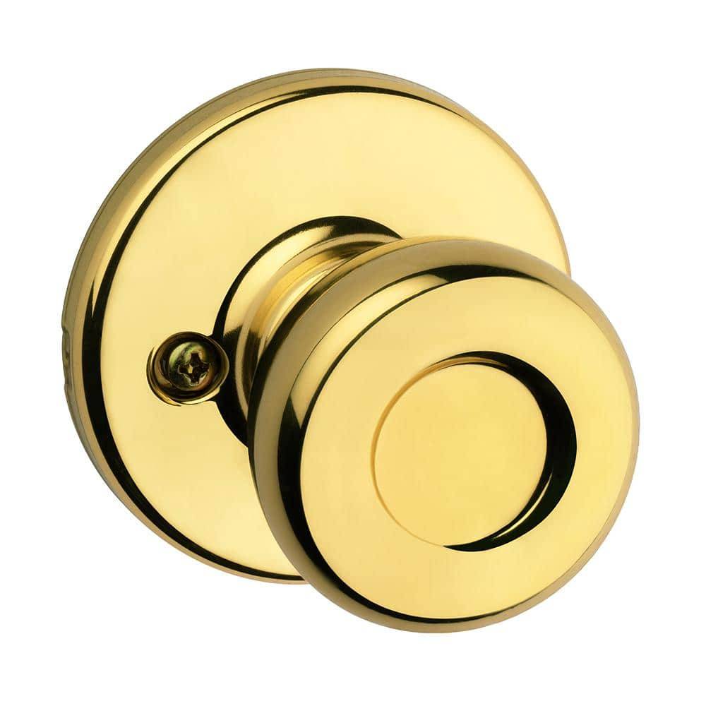 Kwikset Tylo Polished Brass Half-Dummy Door Knob