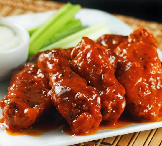 3. Buffalo or Garlic Chicken Wings