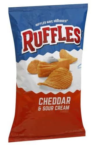 Ruffles Cheddar & Sour Cream Chips 8 oz