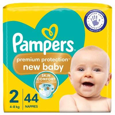 Pampers Premium Protection New Baby Size 2 (44Each)