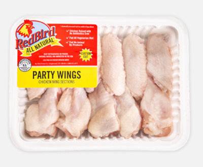 Red Bird Farms Chicken Wing Party Tray Raw - 1.25 Lb