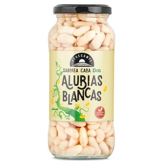 Alubias blancas extra Vegecampo frasco 400 g