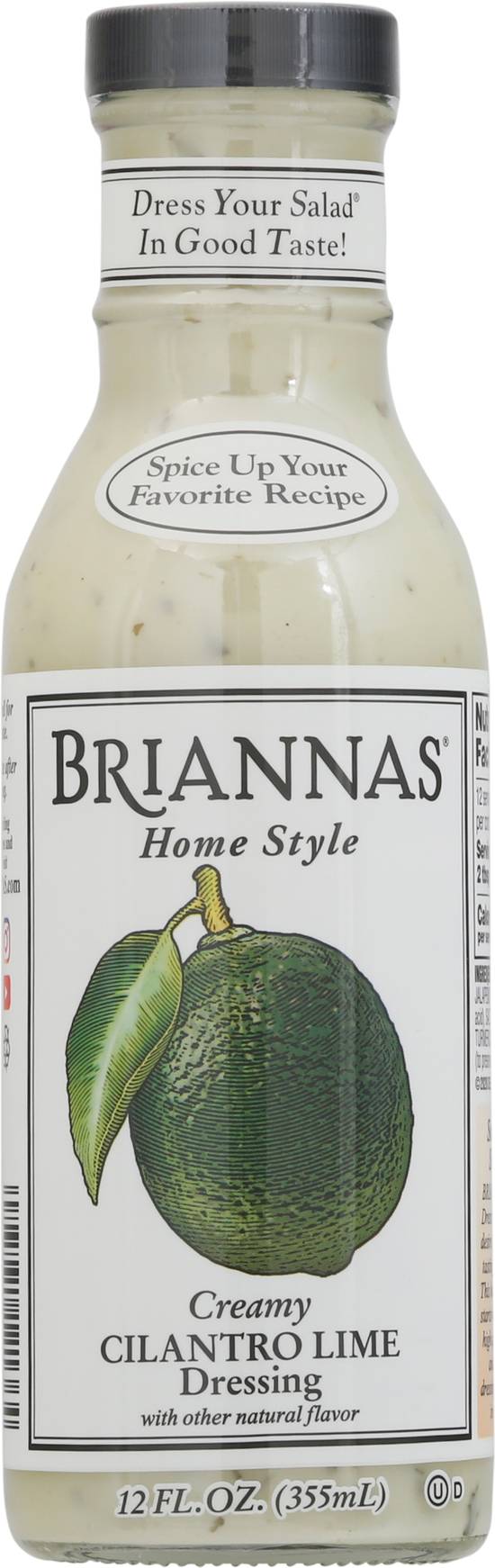 Briannas Creamy Cilantro Lime Dressing