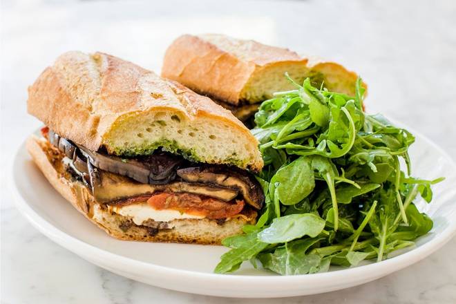 Grilled Eggplant Baguette