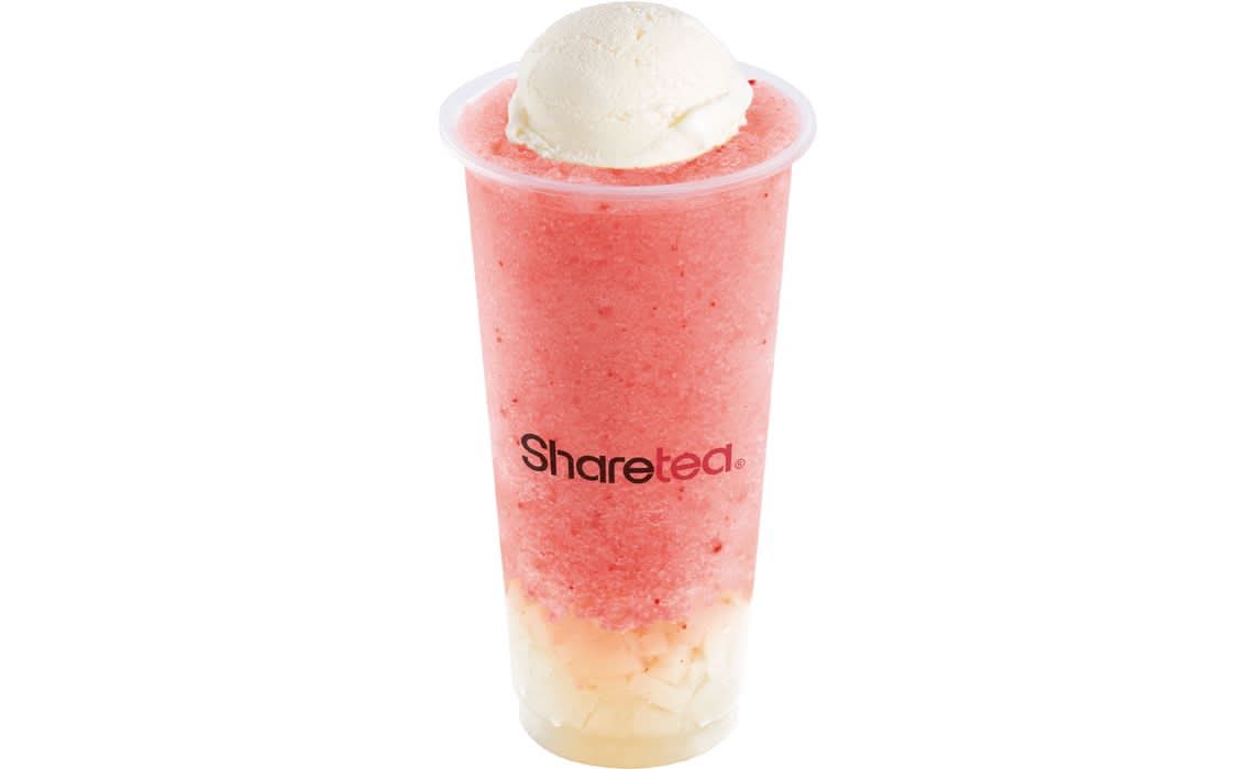 Strawberry Ice Blended W/ Lychee & Ice Cream