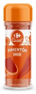 Pimentón dulce Carrefour Classic 45 g.