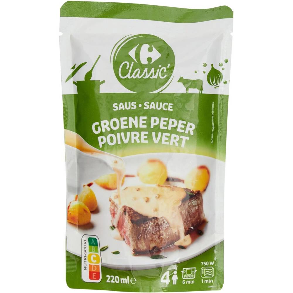 Carrefour Classic' - Sauce poivre vert