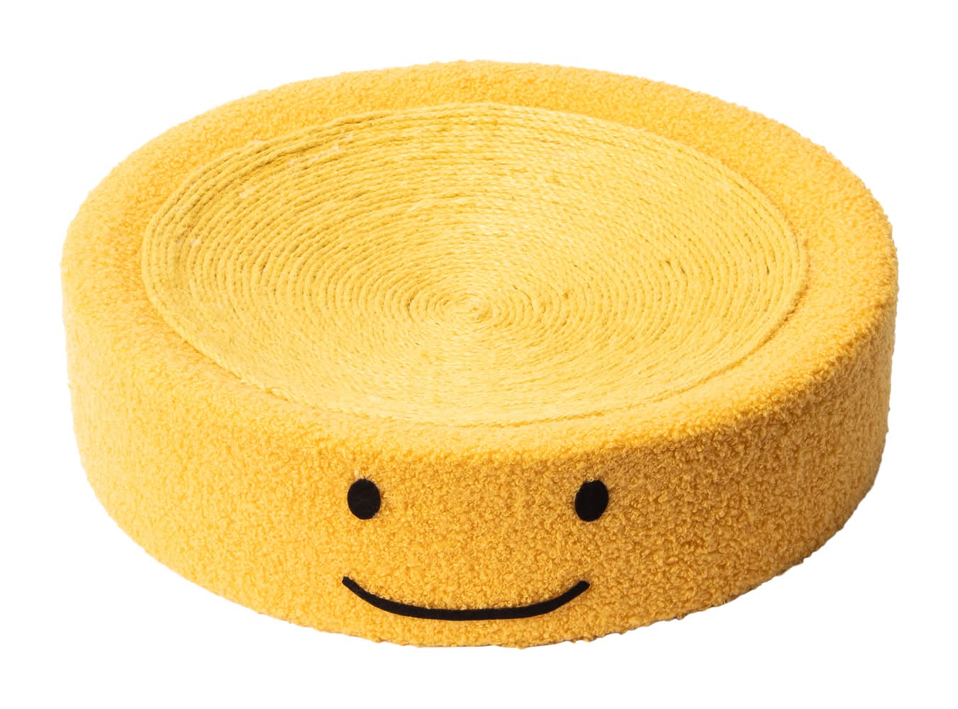 Pet Scratcher Bed Yellow