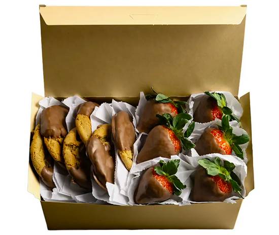 Chocolate-dipped Strawberries & Cookies