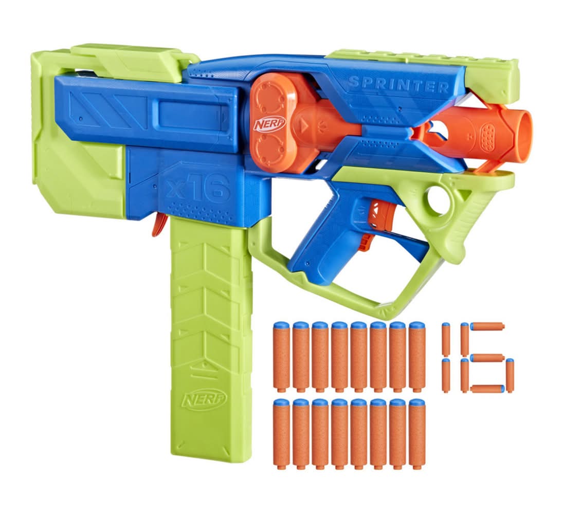 Nerf · Lanzador n-series gear up con dardos