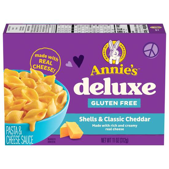 Annie's Deluxe Rich & Creamy Gluten Free Shells & Cheddar