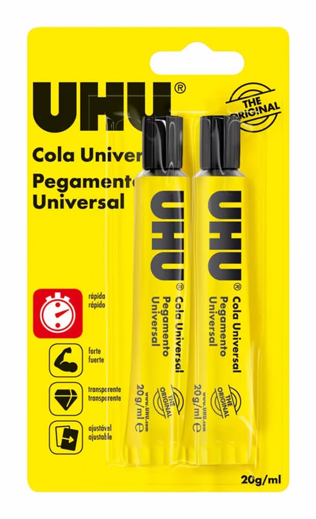 UHU - Cola Universal, embalagem de 2x20ml