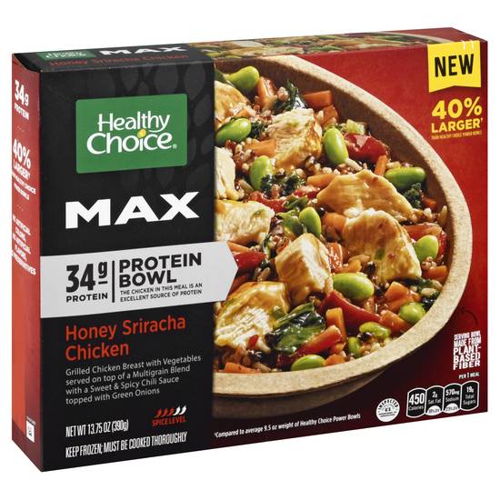 Healthy Choice Max Honey Sriracha Chicken Protein Bowl