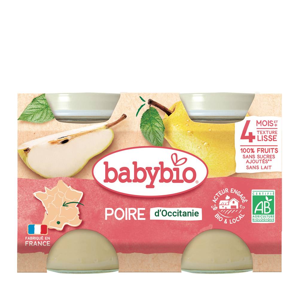 Babybio - Purée de poires bio (260g)