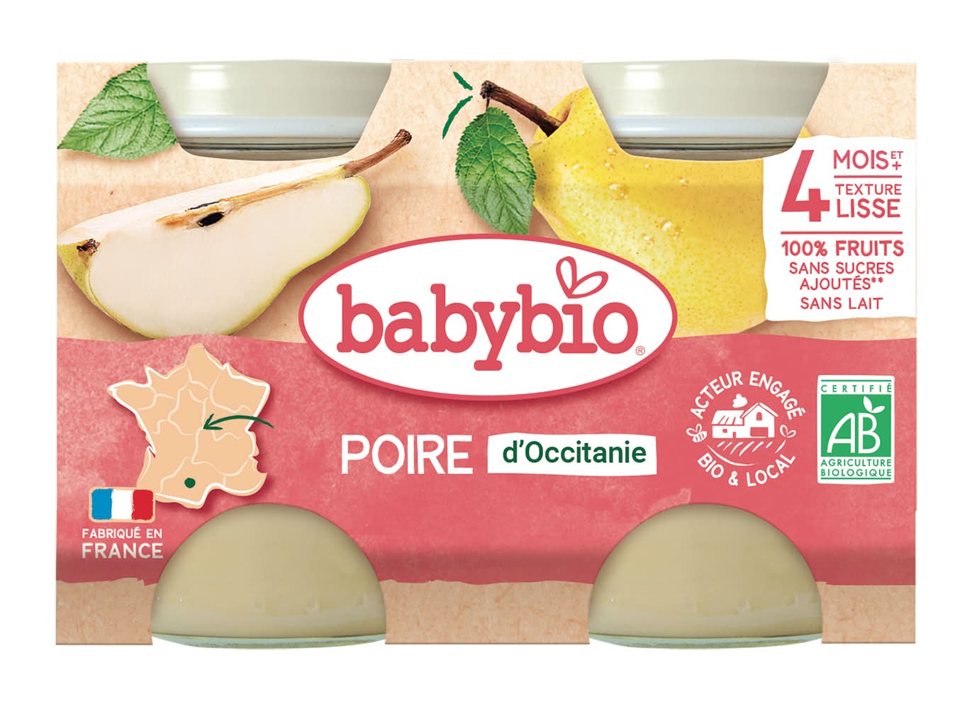 Babybio - Purée de poires bio (260g)