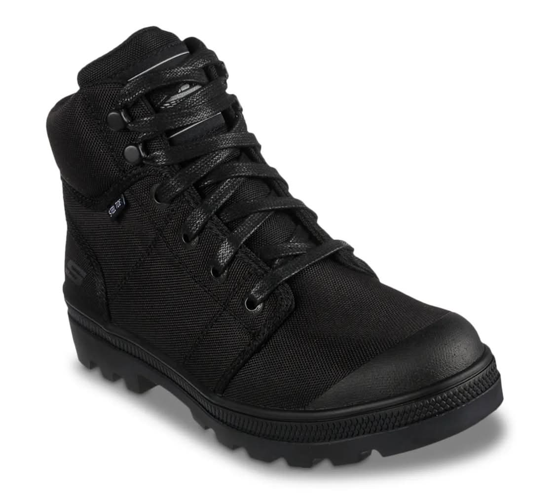 Skechers Darragh Steel Toe Work Boot - Women's (Black Medium - 8.5)