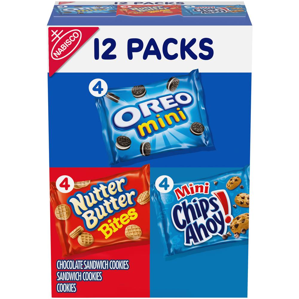 Nabisco Cookies Variety pack (12 oz, 12 ct)