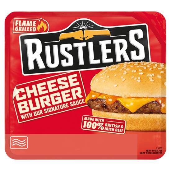 Rustlers Flame Grilled Cheese Burger
