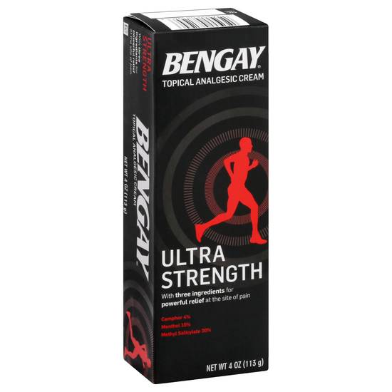 Bengay Ultra Strength Topical Analgesic Cream (4 oz)
