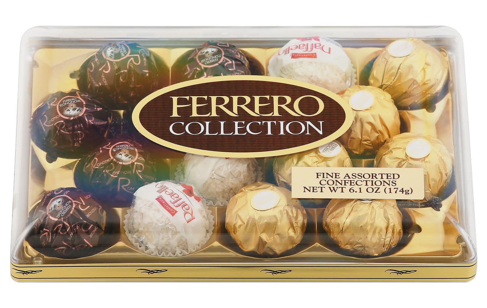 Ferrero Collection Fine Assorted Confections Gift Box (6.1 oz, 16 ct)