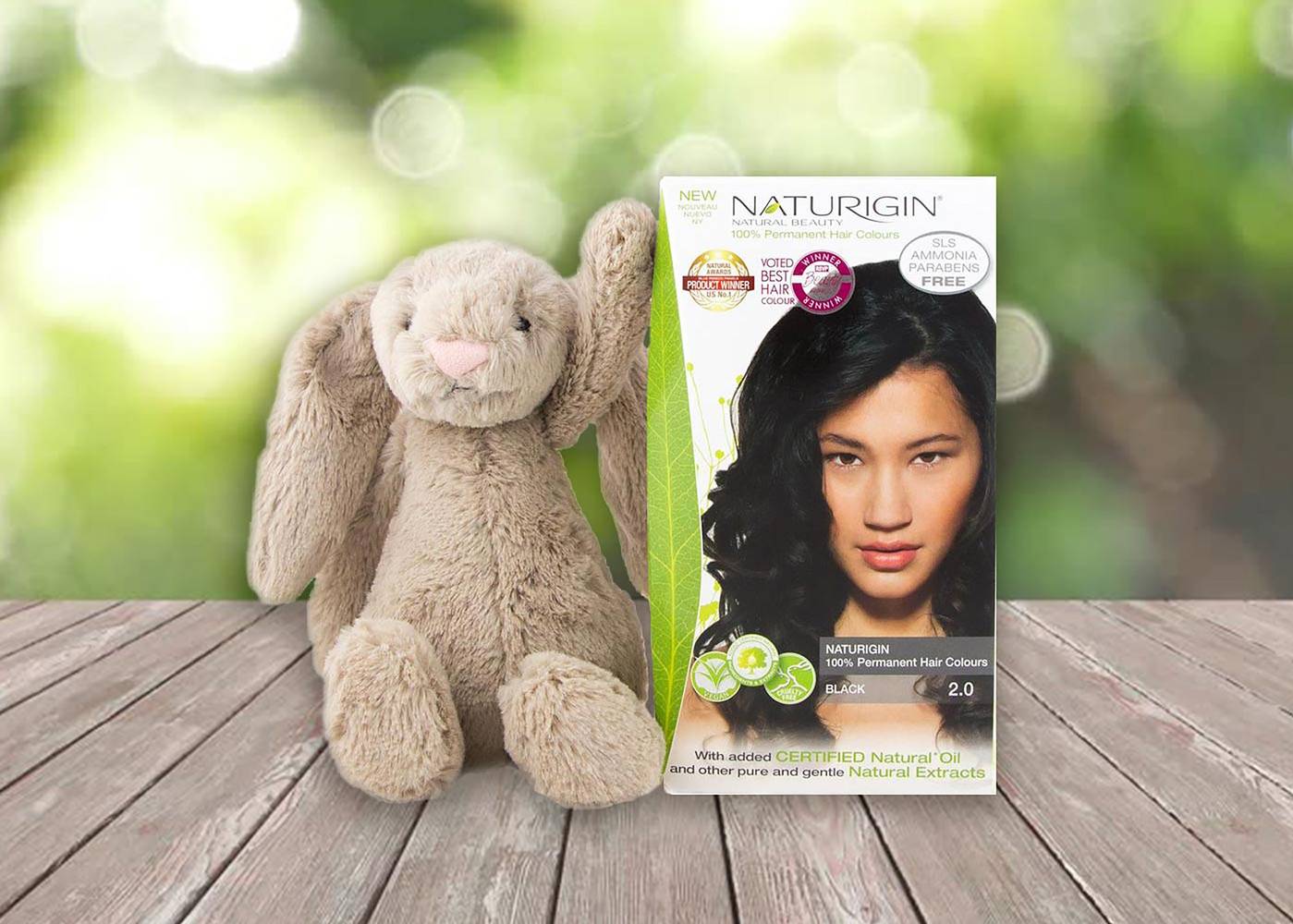 Naturigin 100% Organic Based Permanent Hair Color (2.0 black )