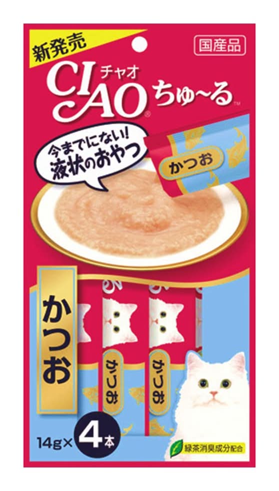 Ciao喬爾 貓肉泥 - 鰹魚 (4 入)